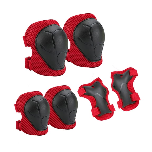 ievspot 1 Set Kids Skating Protective Gear Kit with Knee Elbow Pad, Wrist Guard Protector Roller Skate Skateboard Scooter Bike Cycling Safety Equipment