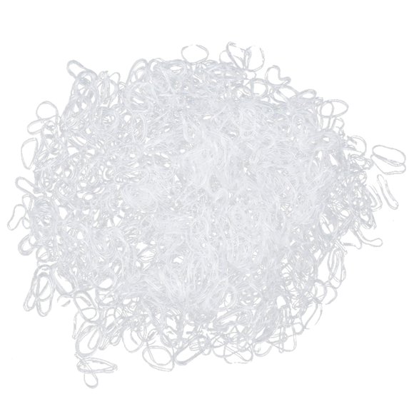 ievspot 1000 PCS Mini Small Rubber Bands for Hair, Tiny Colorful Hair Elastics, Hair Rubber Bands for Girls Toddler Kids Baby, Premium Elastic Hair Ties