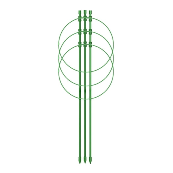 ievspot 1Set Plant Support Cages with 3 Adjustable Support Rings for Tomato, Vegetables, Flowers, Climbing Plants