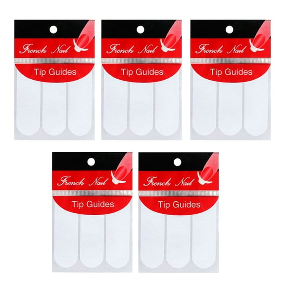 ievspot 240 Sheets French Manicure Nail Art Tips Form Guide Stickers Nail Tip Edge Tape DIY Stencil