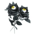 thumbnail image 1 of ievspot 2Pcs  Halloween Artificial Flowers Realistic Eyeball Rose Bouquet Long Stem Floral Decor Home Party Decoration Festive Atmosphere Prop, 1 of 7