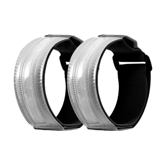 ievspot 2Pcs LED Light-Up Armband,High Visibility Luminous Reflective Safety Band,Night Walking Running Riding Glow Arm Strap