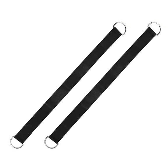 ievspot  2Pcs T Bar Row Straps Multifunction Fitness Ropes Wear Resistant Strong Load-bearing Heavy Duty Dumbbell Straps Barbell Strap Ropes