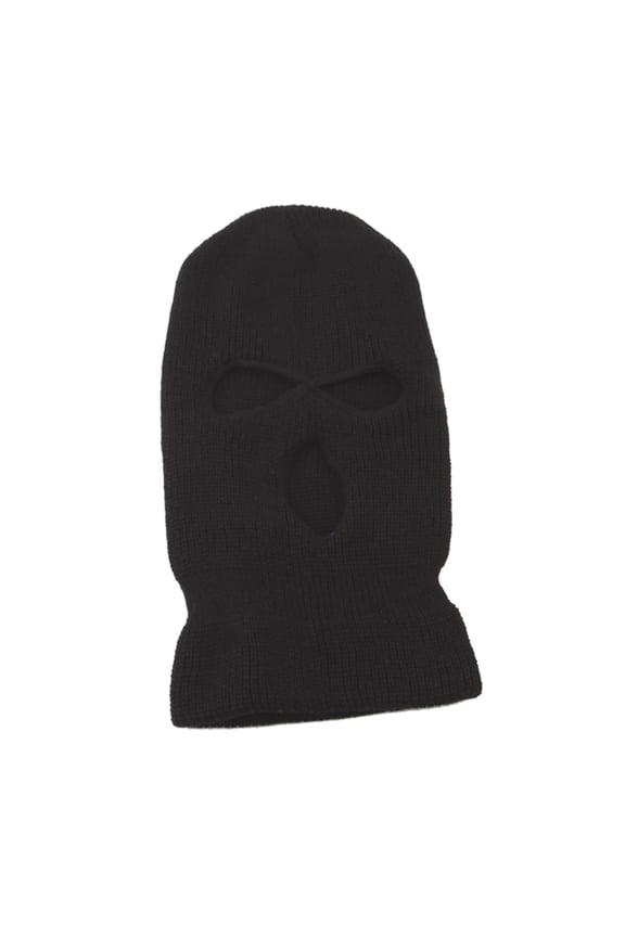 3-Hole Knitted Full Ski Neck Gaiter Thin Breathable Windproof UV Protective Hat for Women Men