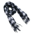 thumbnail image 1 of ievspot  Adult Scarf Double-Sided Velvet Soft Plaid Pattern Autumn Winter Scarf with Tassel Men Women Warm Shawl, 1 of 1
