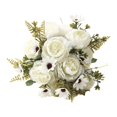 thumbnail image 1 of ievspot Artificial Flowers Bouquets Fake Daisies Peonies Bunch, for Home Floral Arrangement Wedding Hotel Decoration, 1 of 8