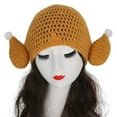 thumbnail image 1 of ievspot Chicken Leg Hat Highly Elastic Knitted Windproof Thermal Cap for Winter Fun Halloween Thanksgiving Christmas Costume, 1 of 7