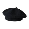 thumbnail image 1 of ievspot Children Painter Hat Candy Color Knitted Elastic Keep Warm Anti-slip  Baby Knitted Beret Autumn Winter Cap Outdoor Bonnet, 1 of 6