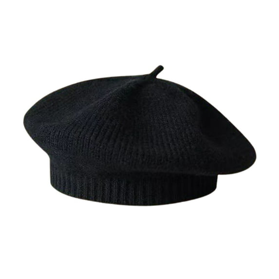 ievspot Children Painter Hat Candy Color Knitted Elastic Keep Warm Anti-slip  Baby Knitted Beret Autumn Winter Cap Outdoor Bonnet