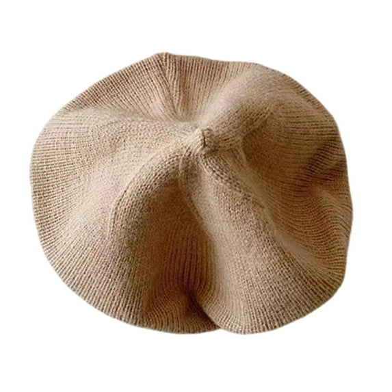 ievspot Children Painter Hat Candy Color Knitted Elastic Keep Warm Anti-slip  Baby Knitted Beret Autumn Winter Cap Outdoor Bonnet