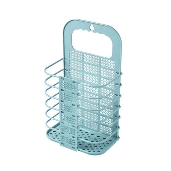 ievspot Collapsible Laundry Hamper Wall Mounted Clothes Organizer Foldable Laundry Basket Breathable Mesh Storage Organizer Wall for Bathroom for Small
