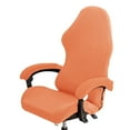 thumbnail image 1 of ievspot Gaming Chair Cover Thickened Elastic Chair Protection Zipper Closure Solid Color Armchair Slipcovers Computer Office Seat Chair Cover, 1 of 8