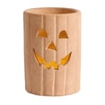 thumbnail image 1 of ievspot Halloween Pumpkin Candlestick Holders Retro Resin Candle Lanterns Halloween Pumpkin Candle Holder Retro Resin Hollow Candlestick for Vintage for Fall, 1 of 8