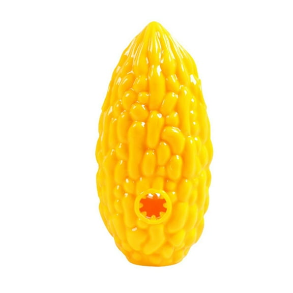 ievspot Interactive Dog Toy Melon Shape Teeth Cleaning Puzzle Chew Toy for Aggressive Chewers Large Medium Breeds