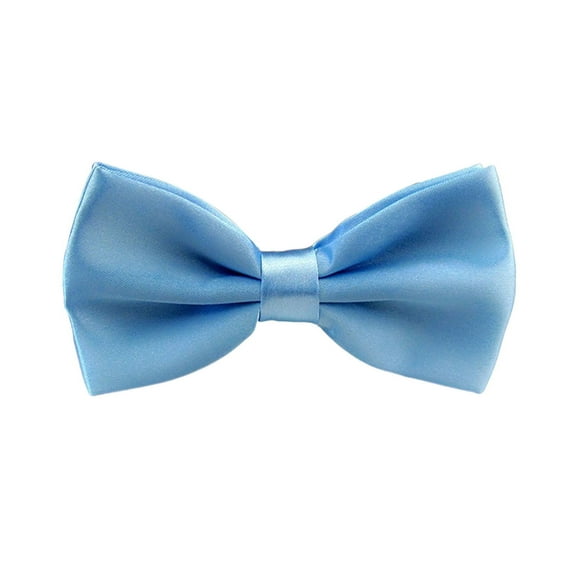 ievspot  Men Bow Tie Detachable Design Adjustable Fit Solid Color Formal Bow Tie Business Suit Coat Bow Tie Accessory