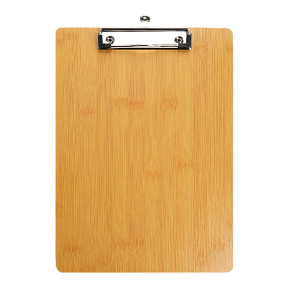 ievspot Metal Spring Clip Board Wooden Clipboard with Metal Spring Clip A4 Size Drawing Paper Holder Lightweight Portable Sketch Board for Artists Durable