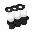 thumbnail image 1 of ievspot Silicone Ice Mold Cylinder Hollow Shape Stackable Juice Whiskey Cocktail Ice Cubes Maker, 1 of 8