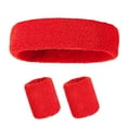 thumbnail image 1 of ievspot Sweatband Set Sports Headband Wristband Set Tennis Gymnastics Wristband Athletic Sweat Headband for Men Women, 1 of 4