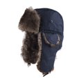 thumbnail image 1 of ievspot Unisex Winter Hat Thickened Velvet Lined Ear Protection Fuzzy Buckle Fasten Heat Retention Outdoor Skiing Skating Snowboarding Lei Feng Hat, 1 of 8