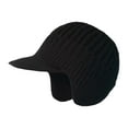 thumbnail image 1 of ievspot Winter Ear Protection Hat with Ear Flaps Knitted Long Brim Keep Warm Thick Elastic for Father Grandfather Outdoor, 1 of 7