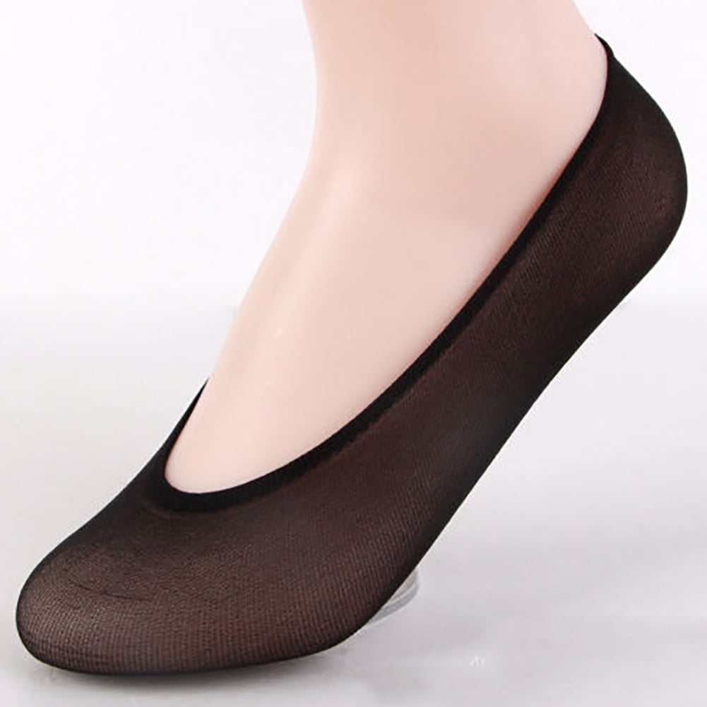 ievspot Women No Show Socks Silky Nylon Ultra Low Cut NonSlip Thin Liner Socks Invisible Hidden