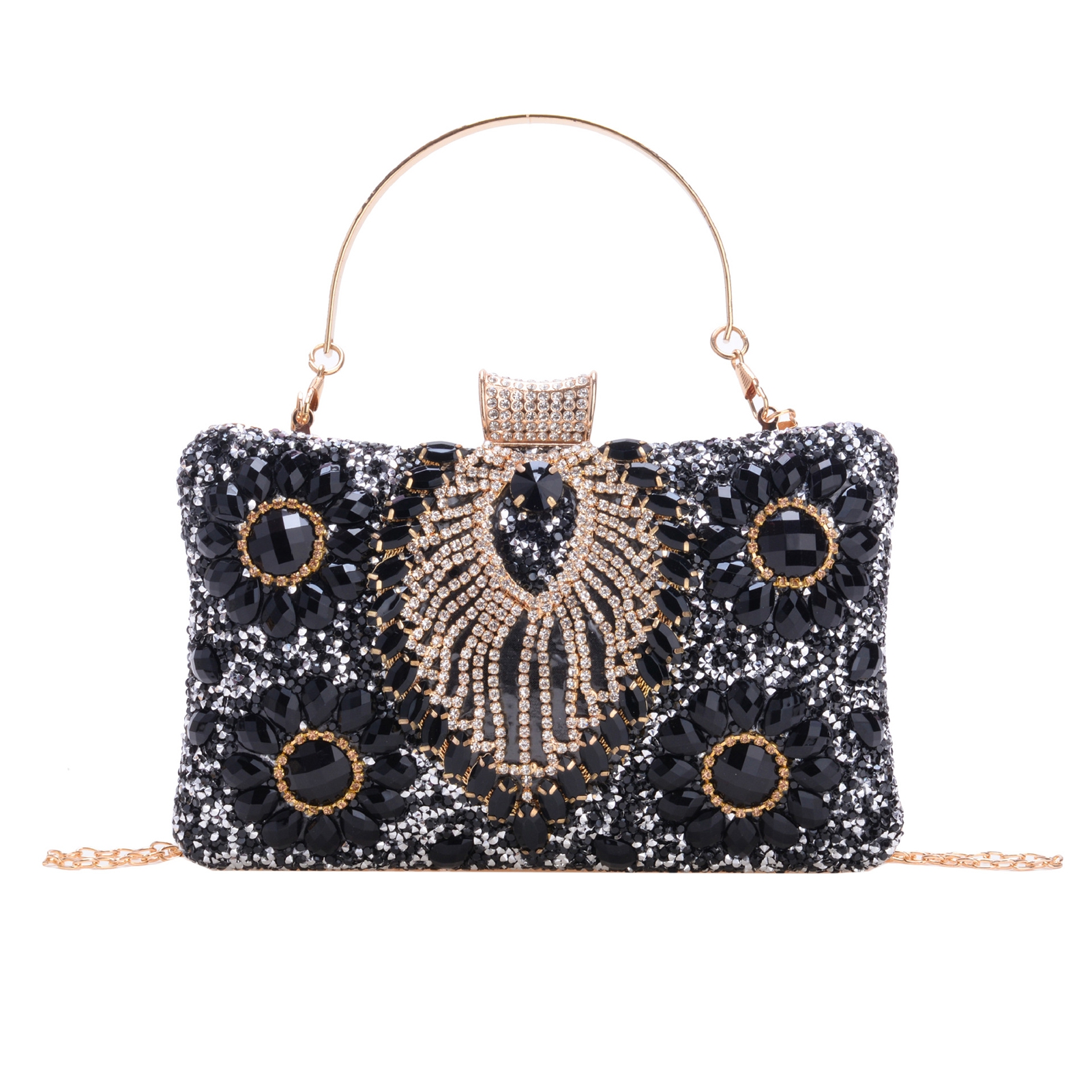 ievspot Women Rhinestone Handbag Celebrity Star Prom Cocktail Party ...