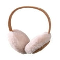 thumbnail image 1 of ievspot Women Winter Earmuffs Thick Plush Ear Protection Adjustable Length Foldable Commuting Outdoor Skiing Headband Earmuffs, 1 of 8