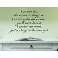 thumbnail image 1 of if you don't ask, Vinyl Wall Art Vinyl wall art Inspirational quotes and saying home decor decal sticker, 1 of 1