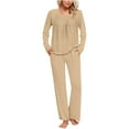 thumbnail image 1 of IFNND Long Johns Thermal Underwear for Women Long Johns with Fleece Lined, Base Layer Women Cold Weather Top Bottom, 1 of 6