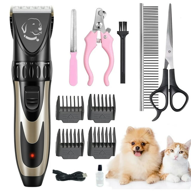 ifanze Dog Clippers Best Choice For Pets, Cordless Dog Grooming Kit For