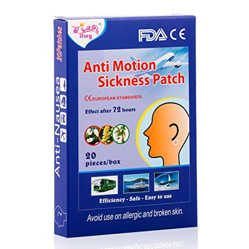 Ifory 20 Count Motion Sickness Patches Anti Nausea Sea Sickness Patch   Ifory 20 Count Motion Sickness Patches Anti Nausea Sea Patch Kids Adults Relief Vertigo Cruise Car Sickness Seasick Behind Ear Non Drowsy 6719678a 6eaa 4d36 9bac A27c9a583291.b2db9d378e1148d829b41d0f72beaf0b 