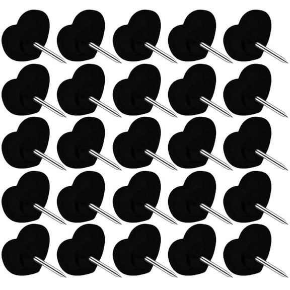 ifundom 1 Box Heart Shape Pushpins Creative Push Pin Drawing Pin Photo Wall Pin