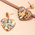 thumbnail image 1 of ifundom Leopard Print and Heart Shape Earrings, Multi-Color Alloy Jewelry, Beach Festival Accessories, 1 Pair, 1 of 6