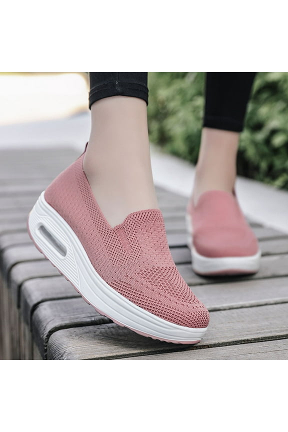 Running Sneakers for Women Soft Molded Cushion Anti-Skid Sole Lightweight Athletic Shoes 1 Pair