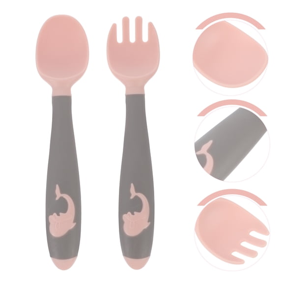 ifundom 1 Set Children's Bendable Training Cutlery Set for Babies and Toddlers, to Use