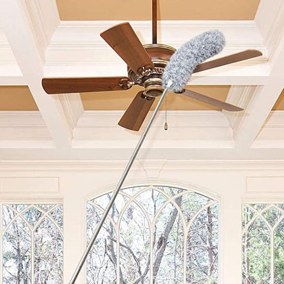 ifundom 1Set Static Adsorption Microfiber Duster for Cobweb and Furniture Dusting