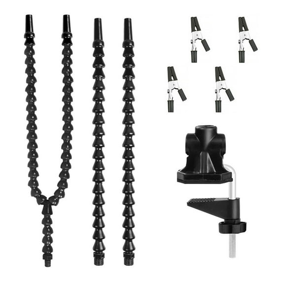 ifundom 1 Set Soldering Helping Hand Stand Welding Hand Tool 4 Flexible Arms Station
