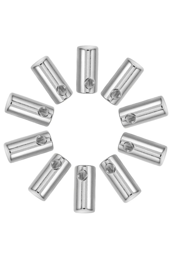 10Pcs Practical Metal Cord Locks for Drawstring End Stopper Suitable for DIY Use