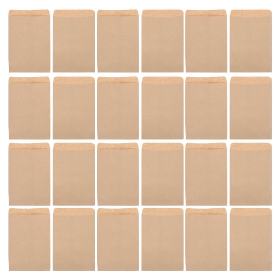 ifundom Garden Seed Pouches Khaki Kraft Paper Multi-Functional Storage Bags for Seeds 100Pcs