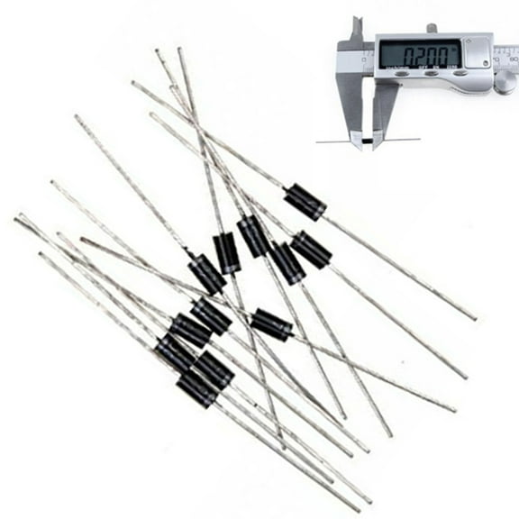 ifundom 100pcs Inline Rectifier Diode Aluminum Alloy for Diode Bridge Rectifier Components