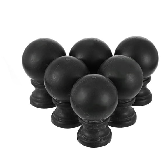 ifundom 10-Pack Black Finial Decorative Lighting Ornaments ABS Material for Table Lamps and Floor Lamps