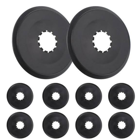 ifundom 10-Pack Black Steel Wire Protector for Easy Installation and Safety