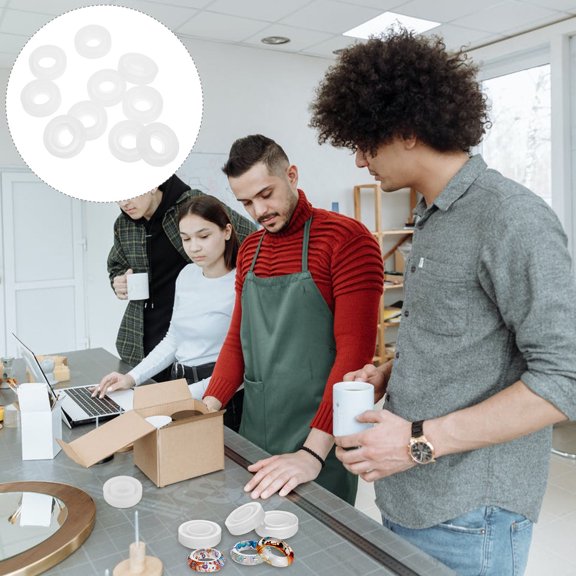 ifundom 10pcs Mold for Making in White for Craft Lovers and DIY Projects