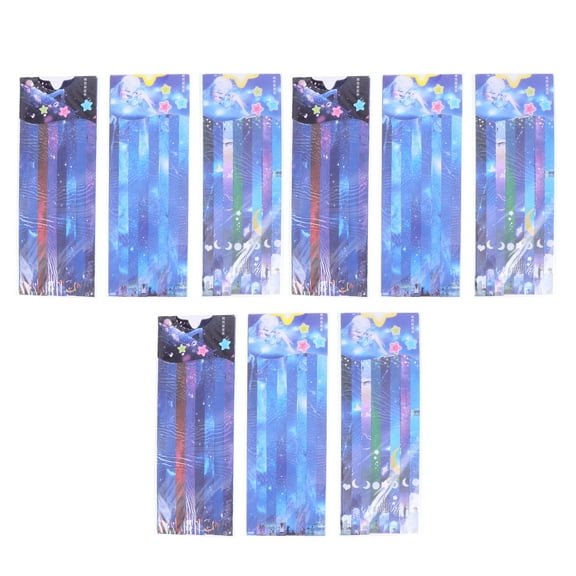 ifundom 1244Pcs Assorted Color Paper Strips for Crafts, Handmade Star Paper Strips for Home, School, Art Projects