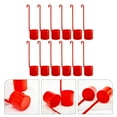 thumbnail image 1 of ifundom Red Plastic Ladle for Soup, Stew, and Serving, Lightweight Kitchen Utensil for Easy Pouring and Cooking, 1 of 7