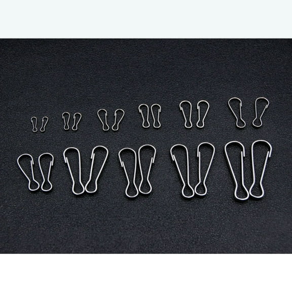 ifundom 15 Pcs Swivel Snap Clips for Flag Holder Clips Made of Silver for Outdoor Use