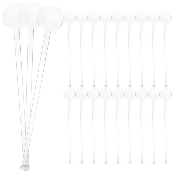 WHAMVOX Stirring Rods Reusable 160Pcs 7.07X1.18X0.08in