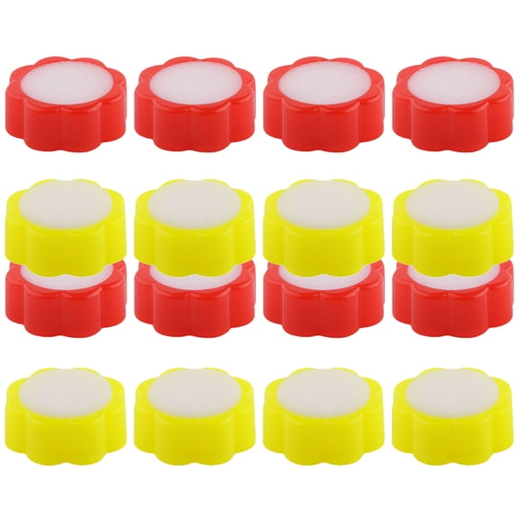 ifundom Cashier Moistener 16 Pieces Assorted Colors PP Material Essential Office Supply