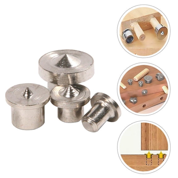 ifundom 16Pcs Wood Dowel Center Set with Metal, Internal and External Points for Precise Woodworking Tools