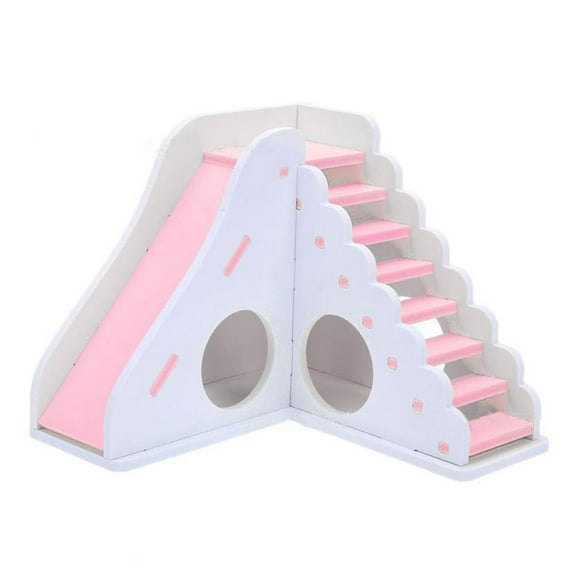 ifundom Wooden Hamster Climbing Ladder Toy for Small Pets Indoor Play Accessory with Colorful Design